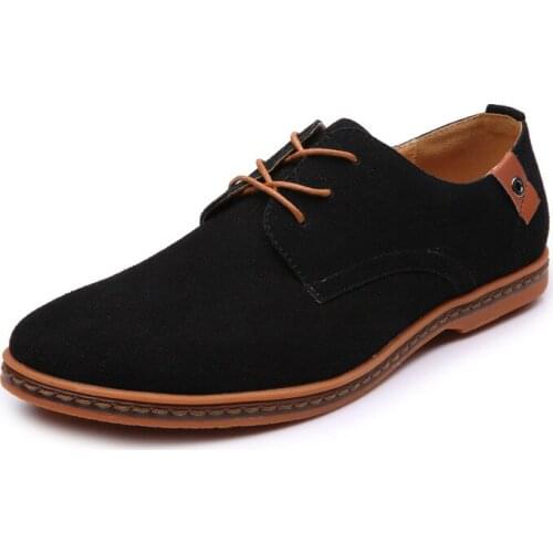 Mens Casual Frosted Leather Shoes suede fashion British mens casual flat Shoes wedding shoes
