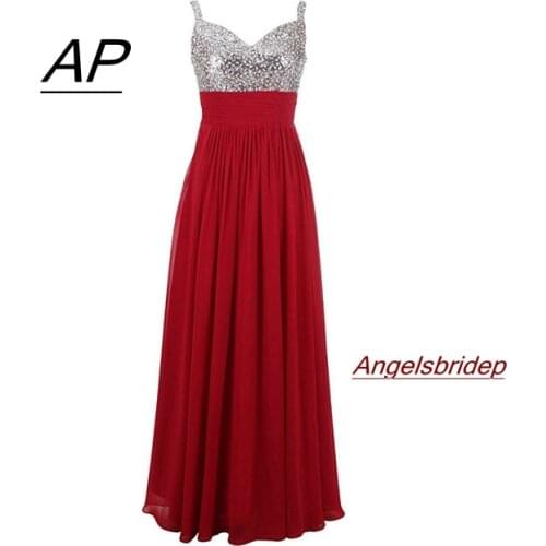 Real Photo Spaghetti Strap Sleeveless Beading Sequins Chiffon Prom Dress 2021 Party Dress Cheap Custom Plus Size Christmas Dress
