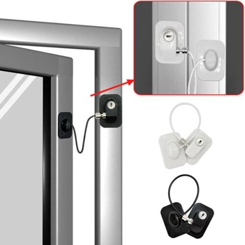 Window Restrictor Lock Child Safety Protector Anti-Theft Door Chain Sliding Door Cabinet Latch Limiter Home Hardware Accessories