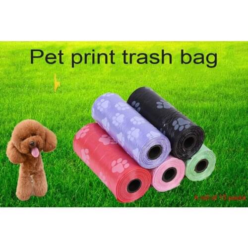 Pet Defecation Bag Cat Dog Plastic Garbage Bags Toilet Replacement Pack Disposable Outdoor Pet Cleaning Bag Dog Accessories