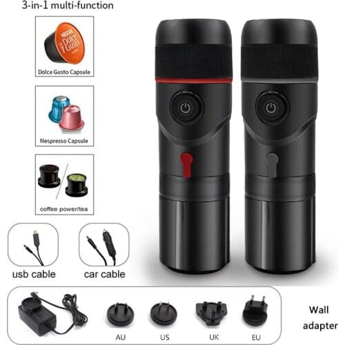 Portable Coffee Machine for Car,DC12V Expresso Maker Nexpresso Dolce Pod Capsule Espresso Machine Coffee Powder H4