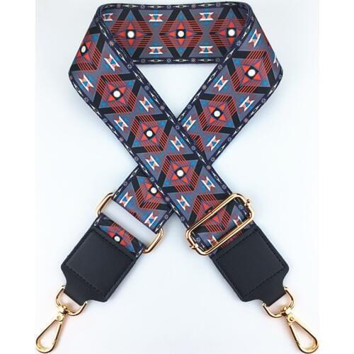 Straps Handbag Belt Wide Shoulder Bag Strap Replacement Accessory Bag Part Adjustable Belt Bags Colorful Canvas Purse Handles