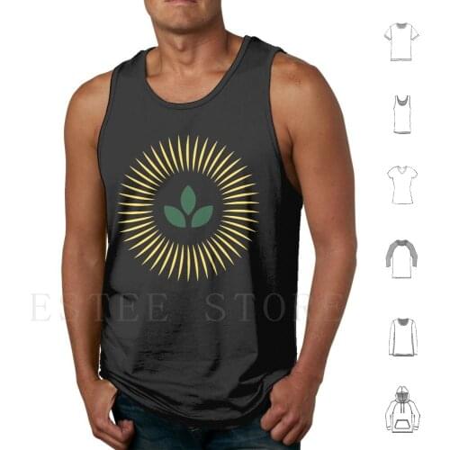 Glowing Leaves Tank Tops Vest Sleeveless Glowing Leaf Glow In The Dark Leaves Radiating Leaves Leaf Glowing In Dark Light