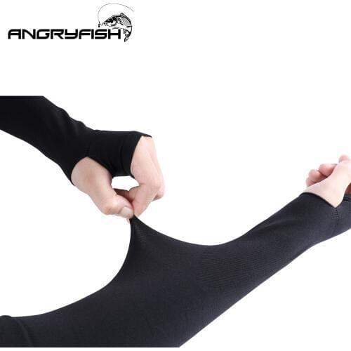 Ice Fabric Arm Sleeves Summer Sports UV Protection Running Cycling Driving Fishing Reflective Sunscreen Bands