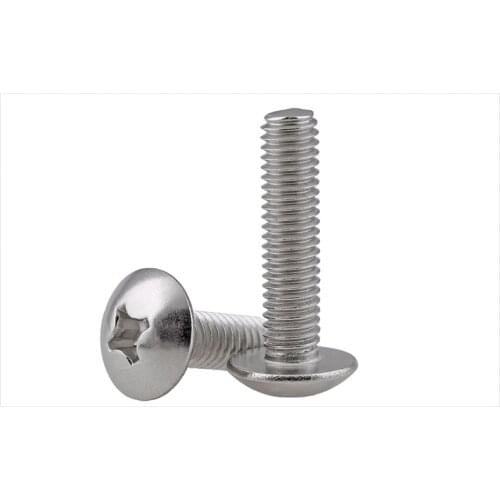 304 stainless steel Round head screws truss Mushroom M2 M2.5 M3 M4 screws TM screws