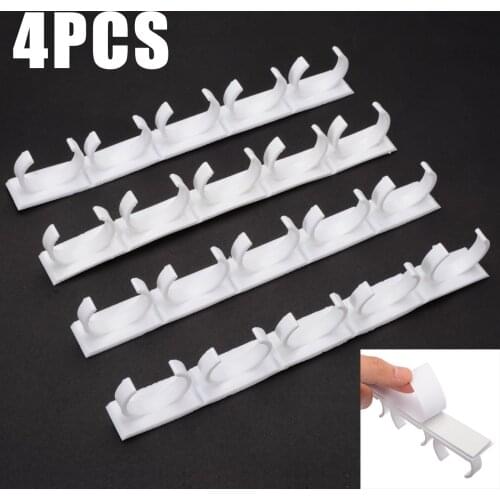4Pcs Home Kitchen Organizer Spice Clips Gripper Jar Rack Storage Holder Kitchen Wall Cabinet Door Spices Jar Holders