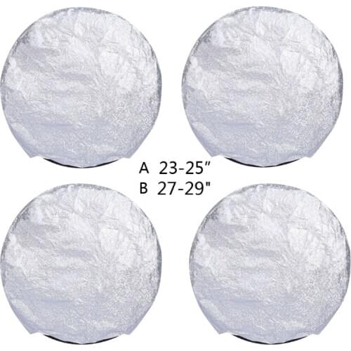 4 Pcs/set Car Tire Covers Wheel Protector Waterproof Sun Rain Frost Snow Protect R9CC