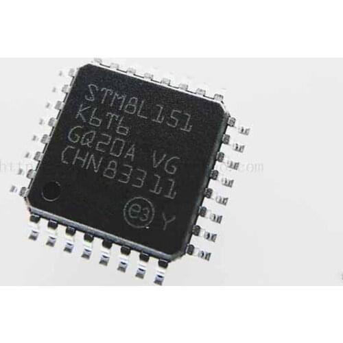 5pcs STM8L151K6T6 8-bit Ultralow Power MCU LQFP-32