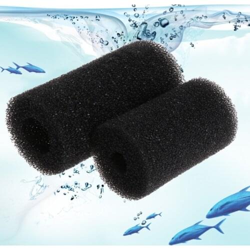 5 Pcs Intake Filter Sponge, Aquarium Black Foam Fish Tank Pre-Filter Sponge Filter Sponge Filter Covers