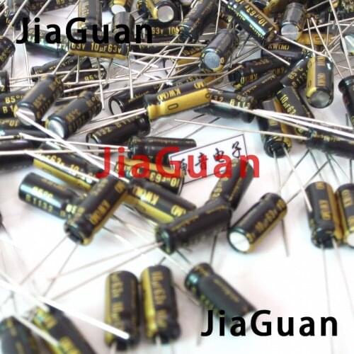 50pcs NICHICON KW 63V10UF 5X11MM audio electrolytic capacitor 10uF/63v kw 85 degrees FW upgrade version 10uF 63V 10u