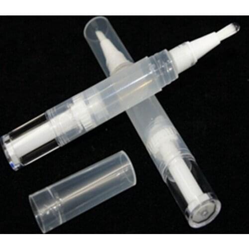 500pcs/lot DIY Essential Makeup Tools 3ml Clear Eyelash Growth Liquid Bottles 3cc Plastic Rotating Pen Lip Gloss Packing