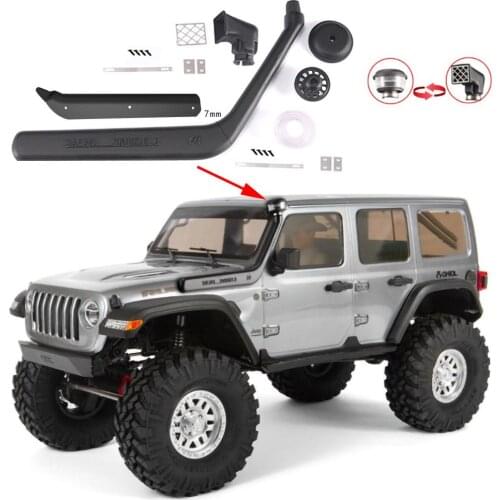 Remote control car parts For Axial scx10 iii jeep 90046/90047 Simulated Snorkel Air Intake Clamp Set Accessories Wading
