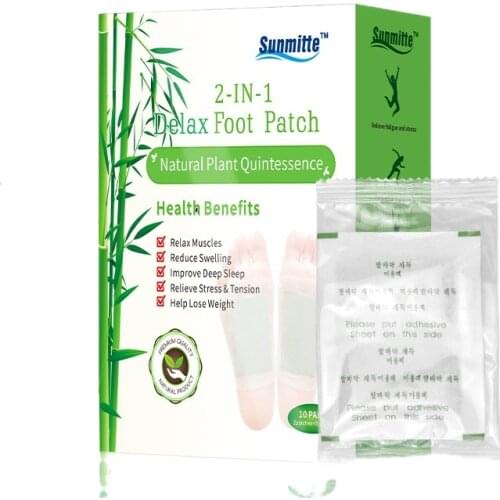 Free shipping foot patch, ginger foot patch, bamboo vinegar and wormwood foot patch 10 patches/box*3 boxes