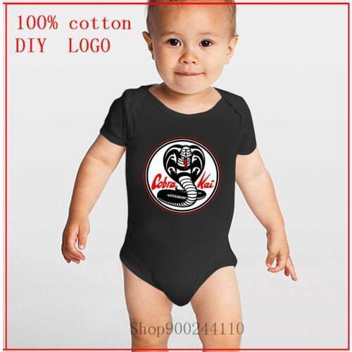 Cobra Kai symbol printing Bodysuits Baby Body Suits Newborn Baby Print Romper short Sleeve Bodysuits Sunsuit Outfit Summer