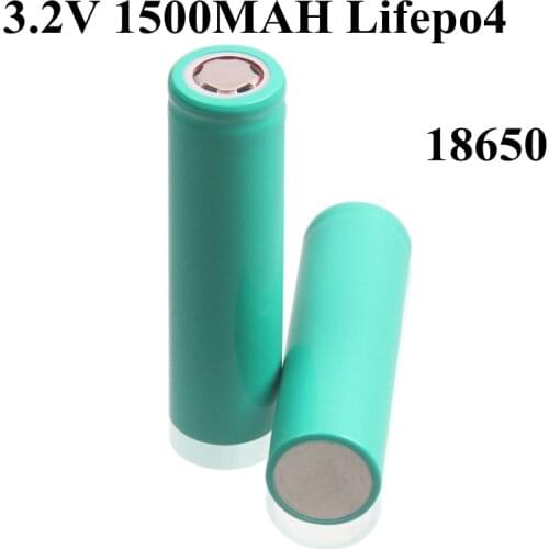 Brand 3.2v 18650 LiFePO4 1500mAh Battery High Drain 10A Cells for Diy 12v 6v 7Ah 6Ah 10Ah 20Ah Childrens Toy Car Light Inverter