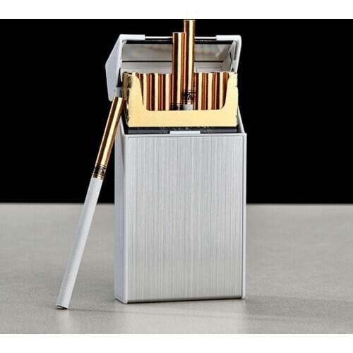 Cigarette Case 20pcs Cigarette Capacity Can Cigarette Box for Lady Men Smoking Storage Container Accessories Dropshipping