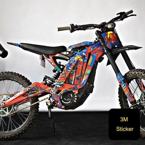 For Surron Light Bee & Light Bee X Off-Road Motorcycle Accessories Thickness 3MM Full Set Decals Body Sticker