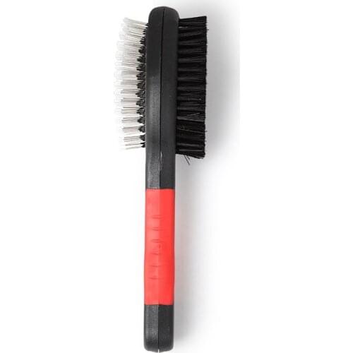 1Pcs Double Sided Bath Brush Comb For Dog Hair Remover For Cat Pet Grooming Pet Hair Cleaning Pet Cat Dogs Comb