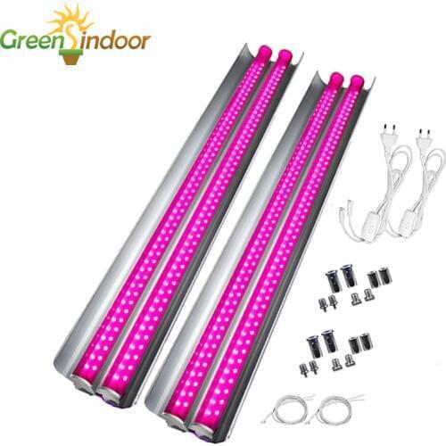 2pcs LED Grow Light Strips Full Spectrum Phyto Lamp For Plants T5 LED Lights For Indoor Growing For Flower Fitolampy For Plant