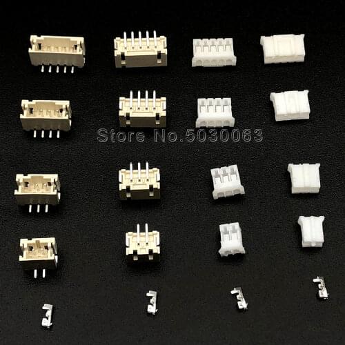 Sets Vertical SMD Socket PH2.0 2.0mm Pitch Wire Connectors 2/3/4/5/6/7/8/9/10P Terminal Kit/Housing/Pin Header Adaptor Kits