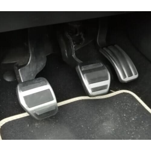 Stainless Steel Car Interior Fuel Gas Pedal Brake Pedals Cover for Peugeot 208 408 308 2008 2015 2016 2017 2018 Accessories