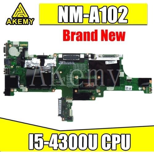 For Lenovo Thinkpad T440 Laptop Motherboard 04X5012 04X5010 04X501104X5014 VIVL0 NM-A102 I5-4300U T440 Motherboard mainboard