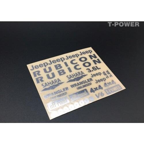 Metal logo sticker for 1 / 10 RC car scx10 90046 90047 90028 90035 rc4wd horse Herder car accessories