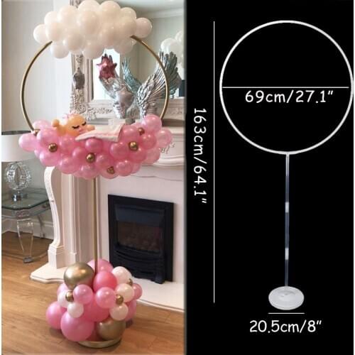 Heart Circle Balloon Arch Frame Balloons Stand Holder Kit Wedding decorations Baloon Birthday Party Baby Shower Ballon Decor