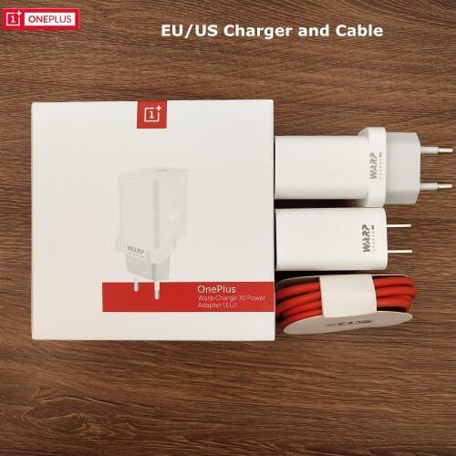 Oneplus 7 Pro 7T Warp Charger 30W EU US Adapter Dash Fast Quick Charging USB Type-C Cable For One plus 1+ 8 7 Pro 6 6T 5 5T 3T