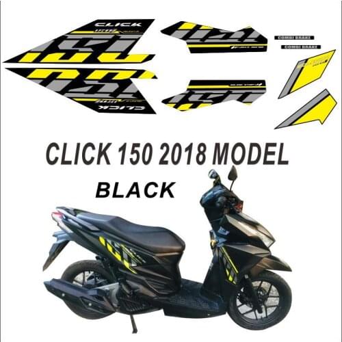 Full set of Graphics Decals Kits Customized Backgrounds Street Bike Stickers For Honda click150 click 150 2018 Motorcycle