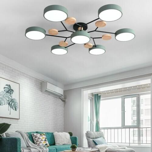 Modern chandeliers ceiling lamparas de techo led panel lights ventilador de techo Bedside Aluminum AC85-265V balcony porch rest