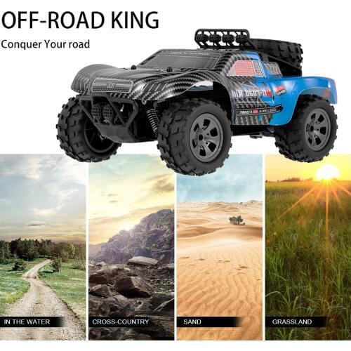 1/18 RC Car 2.4GHz 2WD KYA KY-1885B Big Wheel Remote Control Model Off-Road Vehicle toys for Kids Gift