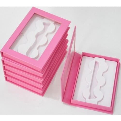 10/Pack Wholesale 3pairs Lash Book Eyelash Packaging Box Custom Faux Cils Mink Lashes Strip Storage Package Case Makeup Vendor