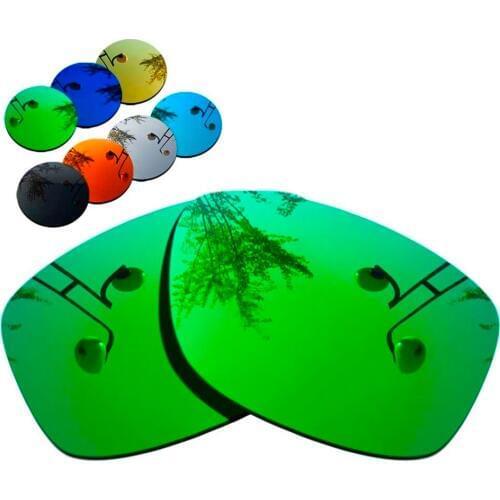 100% Precisely Cut Polarized Replacement Lenses for Jupiter Squared Sunglasses Green Mirrored Coating Color- Choices