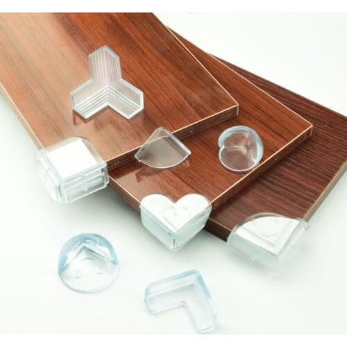 2/5Pcs Baby Safety Transparent PVC Protector Table Corner Furniture Protection Cover Children Anticollision Edge Corner Guard