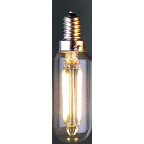 2W 4W,Retro LED Filament Bulb,T25/T8 Tubular Style,E12 E14 Base,Cool Warm White,Dimmable