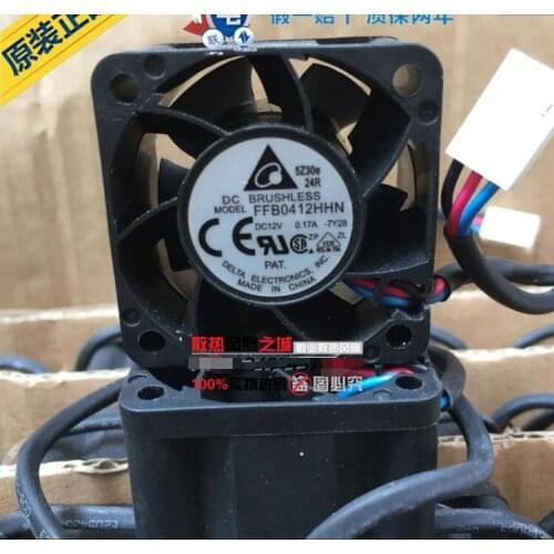 Delta Electronics FFB0412HHN 7Y28 DC 12V 0.17A 40x40x28mm 3-Wire Server Cooling Fan