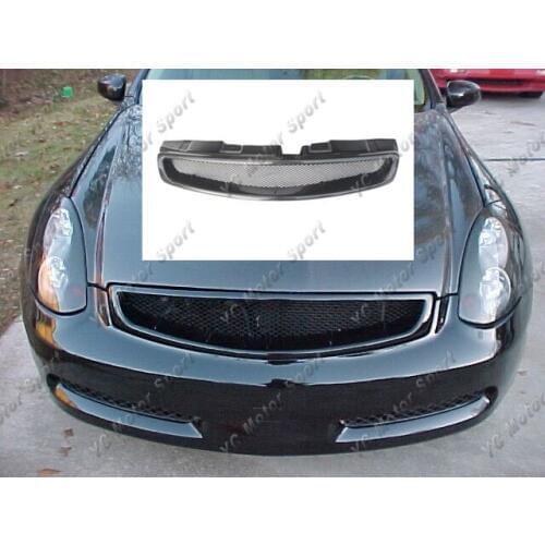 Car Accessories Carbon Fiber JDM Style Front Grille Fit For 2003-2007 G35 2D Coupe Front Grille Mesh Car-styling