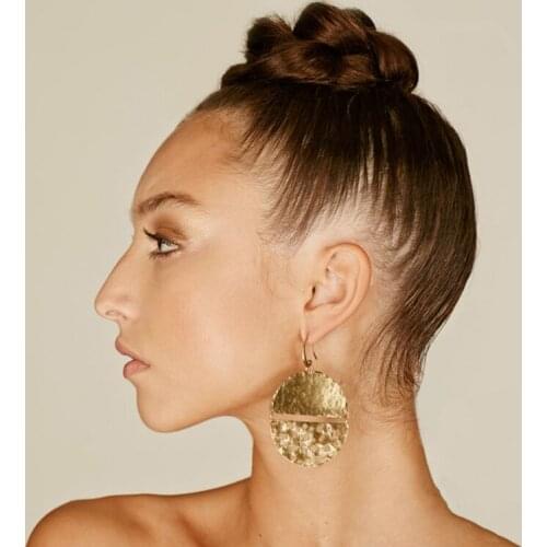 Disc earrings, African earrings, African jewelry, Ethnic earrings, Tribal earrings, big earrings, boho earrings, gift