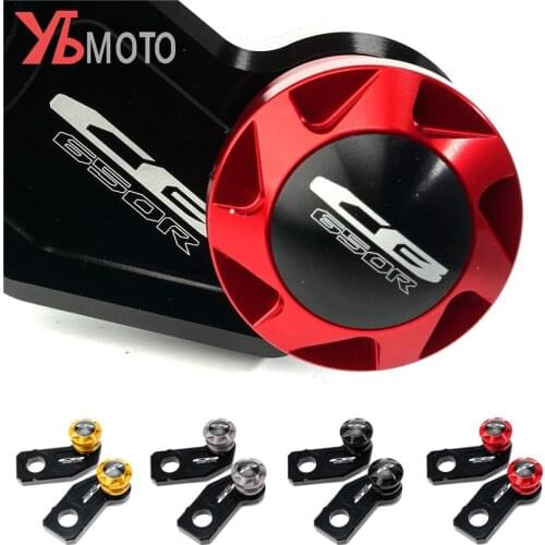 For Honda CBR650R CB650R CBR650F CB650F CBR 650R/650F CB 650R/650F Chain Adjustment Block Frame swingarm Spools sliders