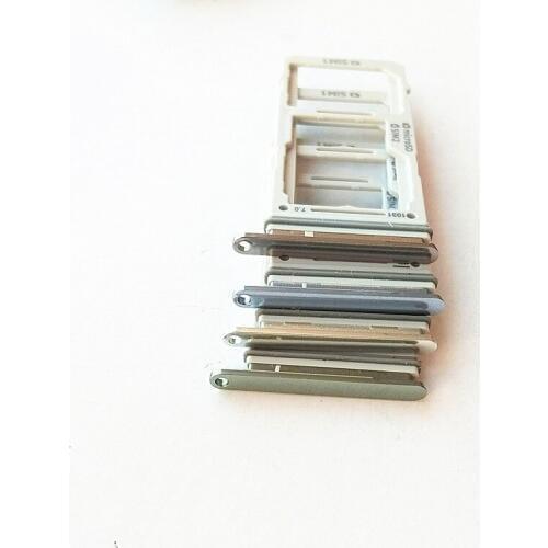 Dual/Single SIM Cards Adapter SD Card Tray Slot Holder for Samsung Galaxy S10/S10 Plus