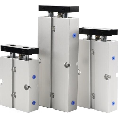 TN 20 mm type cylinder diameter 10/15/20/25/30/35/40/45/50/60/70/75/80/90/100/125/150 mm biaxial double pole pneumatic cylinder