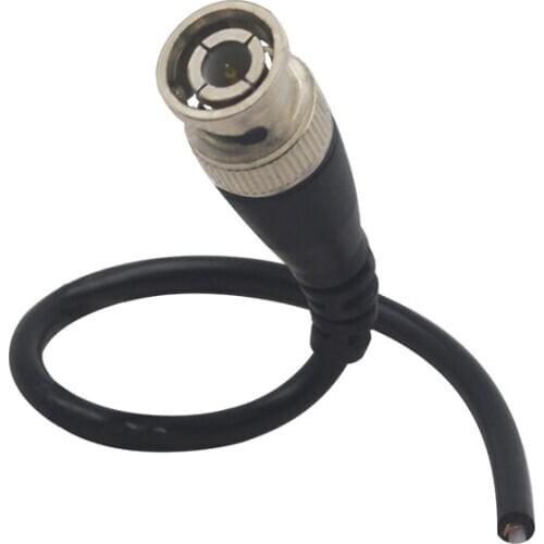 Surveillance Camera BNC Male Tail Cable Q9 Plug Pure Copper Core Security Equipment Accessories