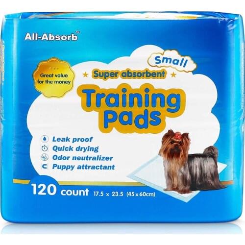 Dog Training Mat 45*60CM Disposable Diapers Full Absorption Cleaning Unscented Full Cleaning Unscented 120 Count