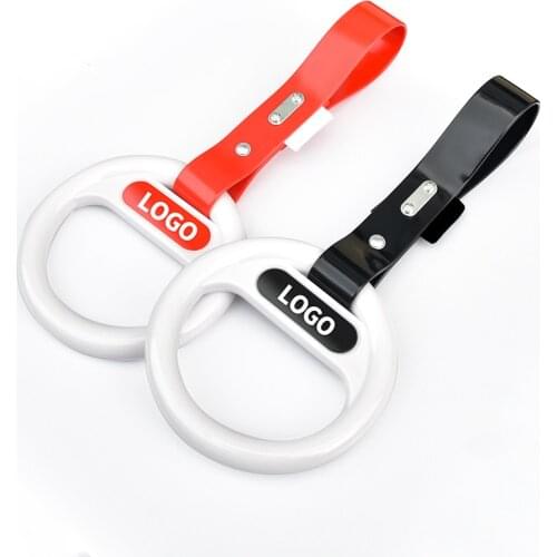 Minimalism Sport Style JDM White Tsurikawa Ring Car Bus Train Universal Handle Hand Strap Universal