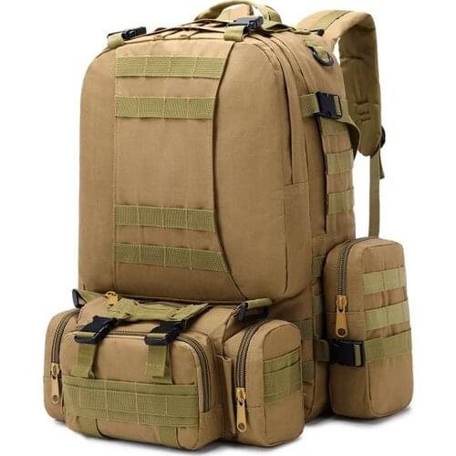 Mens Tactical Backpack Mountaineering Backpack Camping Travel Bag Outdoor Backpack Camouflage Hiking 2021