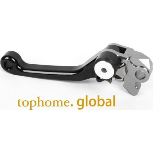 New Motorcycle Top Quality CNC Aluminum Pivot Dirt Bike Brake levers Black Colour For Suzuki RMZ250 2004