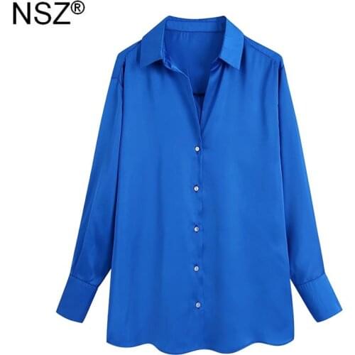 NSZ Light Blue Blouses