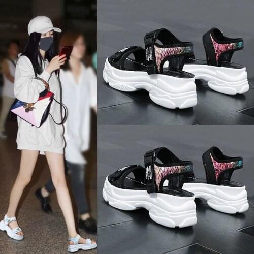 Platform Sandals 2021 Summer New Height Increasing Leisure Womens Shoes Student Women Sandals Shoes for Women