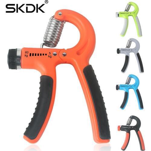 SKDK Fitness Hand Grip Adjustable Resistance 5-60Kg Men Finger Stretcher Exerciser Muscle Builder Hand Gripper